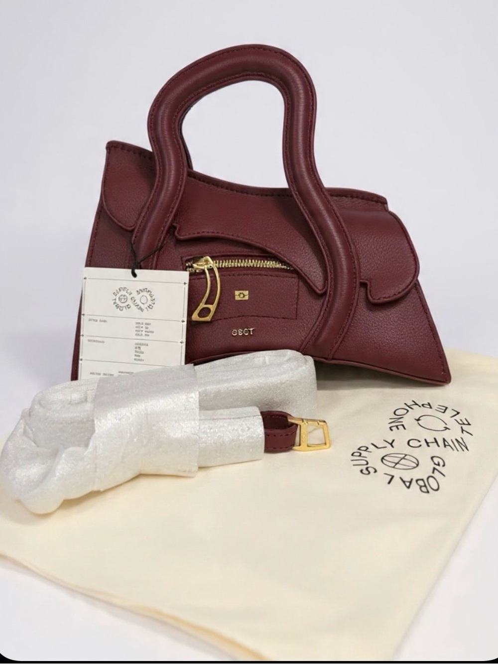 Mschf Unreleased color -Maroon Structured Top-Handle Women’s Bag.